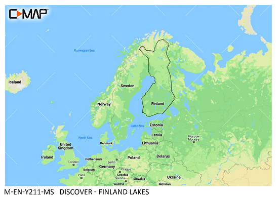 C-MAP Discover Finland Lakes M-EN-Y211