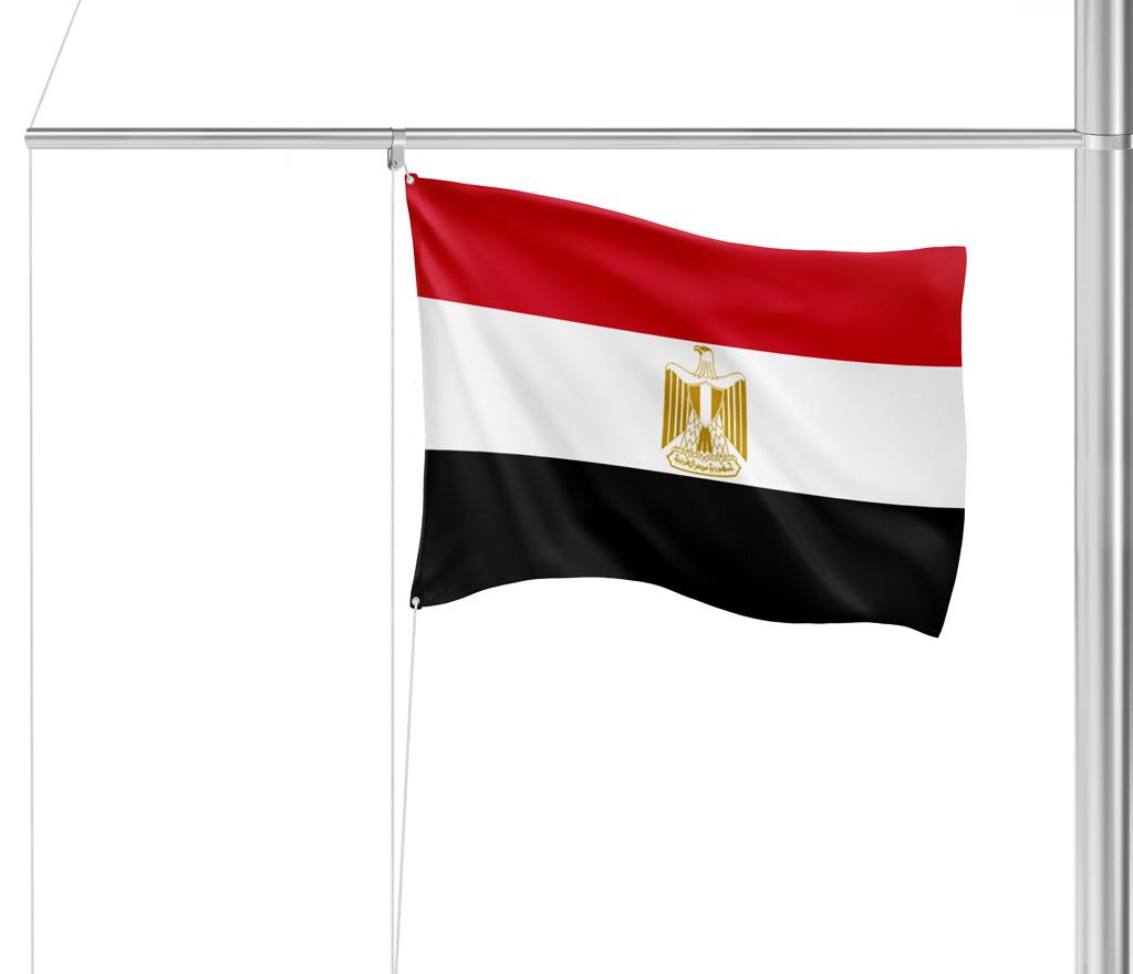 Gastlandflagge Ägypten 20X30cm