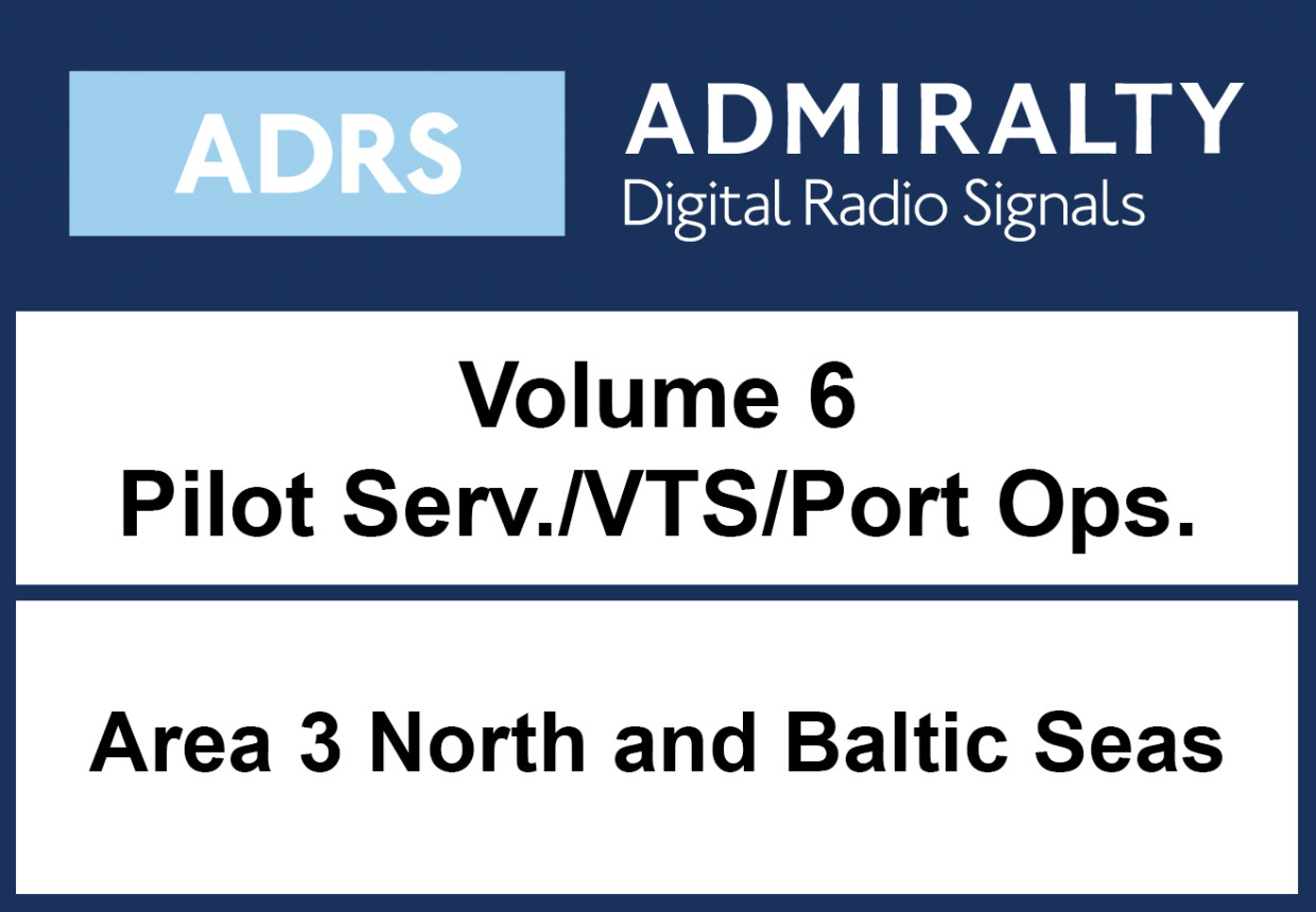 ADMIRALTY Digital List of Radio Signals 6 - Area 3 North & Baltic Seas, Norway, Arctic