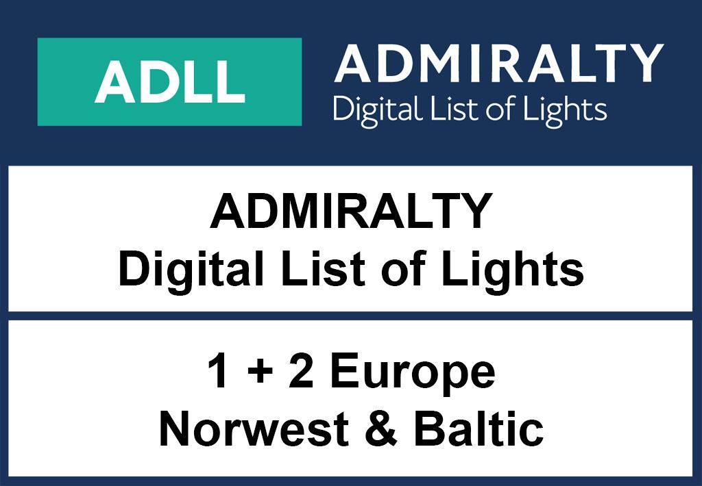 ADMIRALTY ADLL- Area 1+2 Europe & Baltic