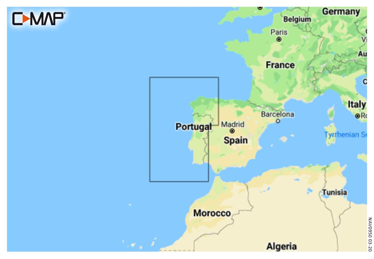 C-MAP Discover Portugal u. Galizien EW-Y208