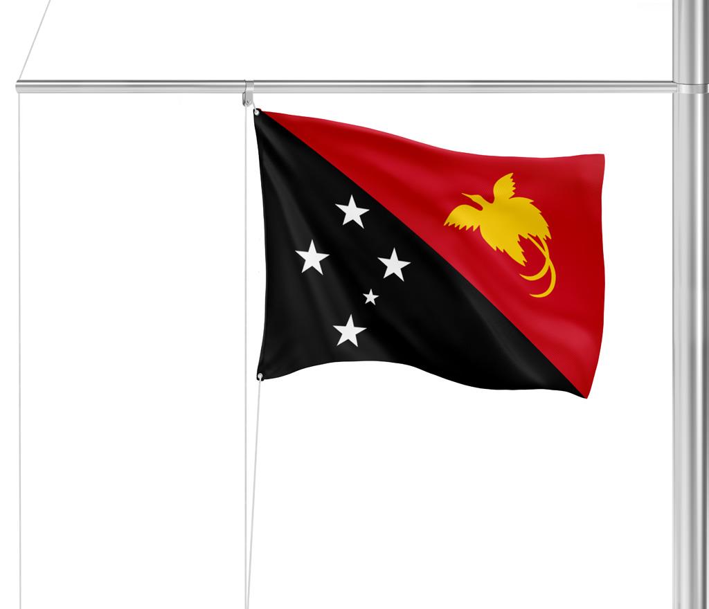 Gastlandflagge Papua-Neuguinea 20X30cm