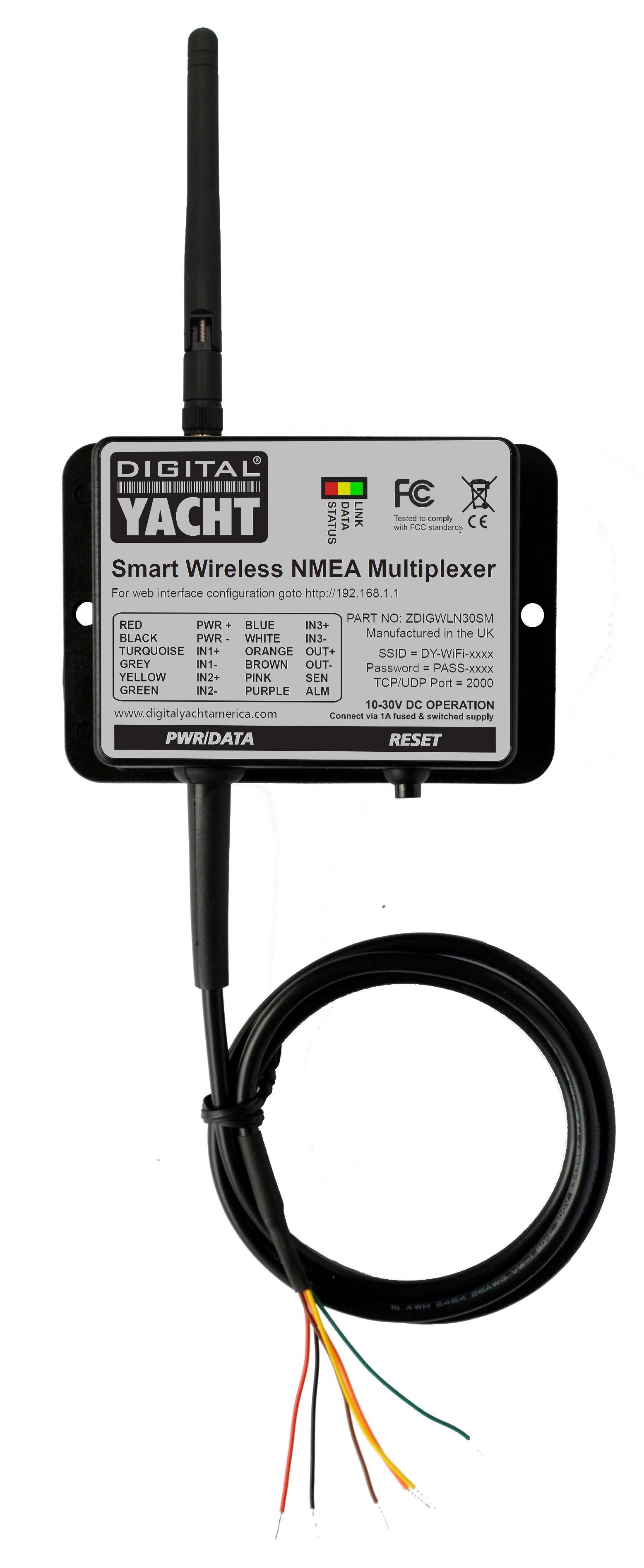 Digital Yacht - WLN30 Smart Multi Input NMEA zu WLAN-Konverter