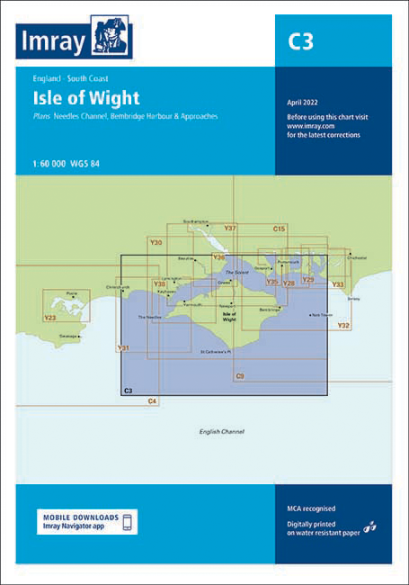IMRAY CHART C3 Isle of Wight