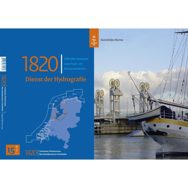 NL 1820 IJsselmeer met Randmeren en Noordzeekanaal