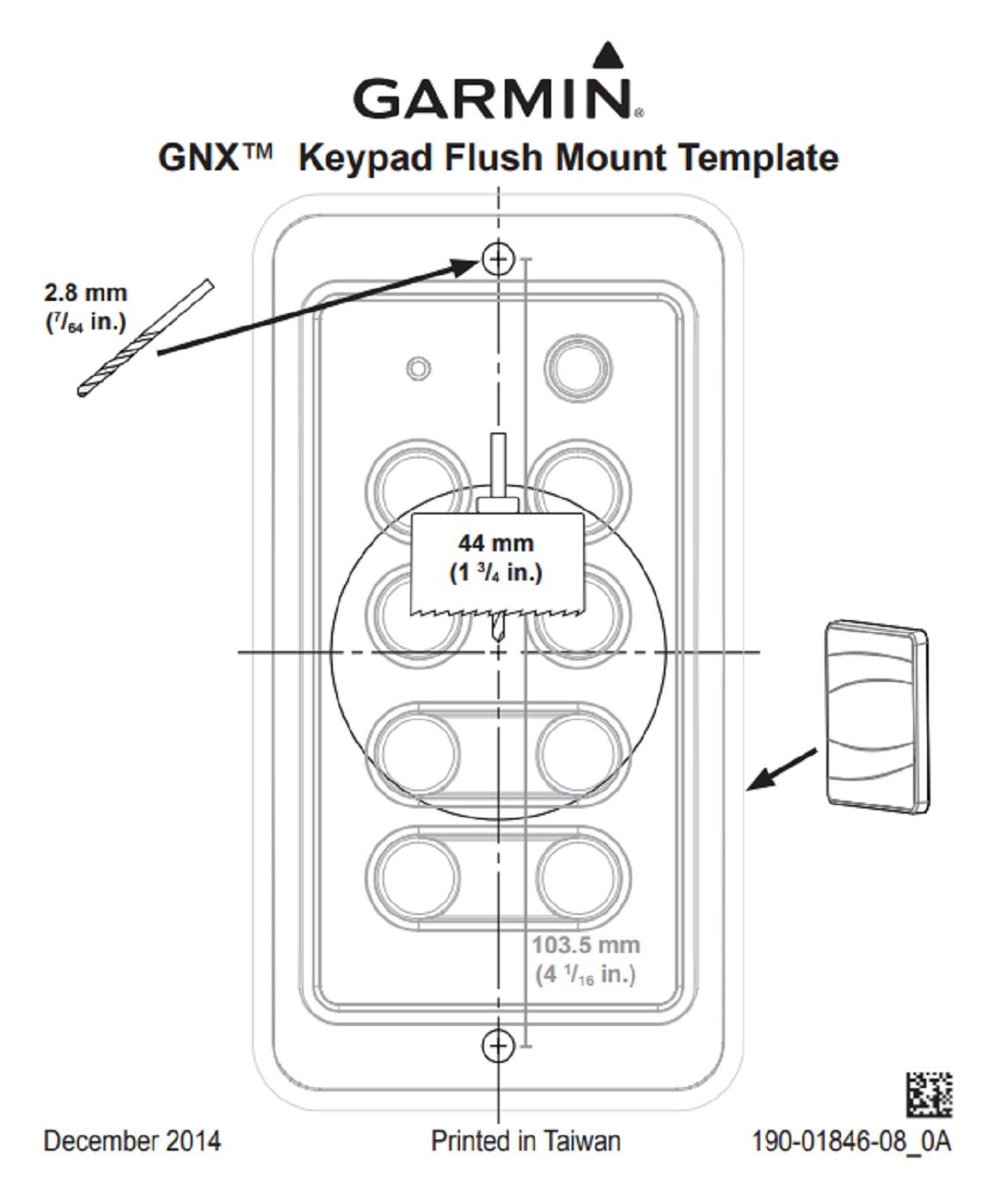 Garmin GNX™ Keypad