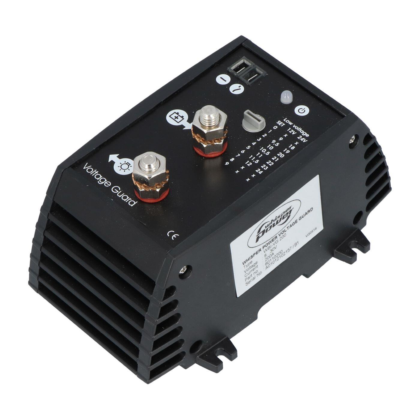 WhisperPower WVG 200 Voltage Guard 12-24V DC / 200 A Adjustable
