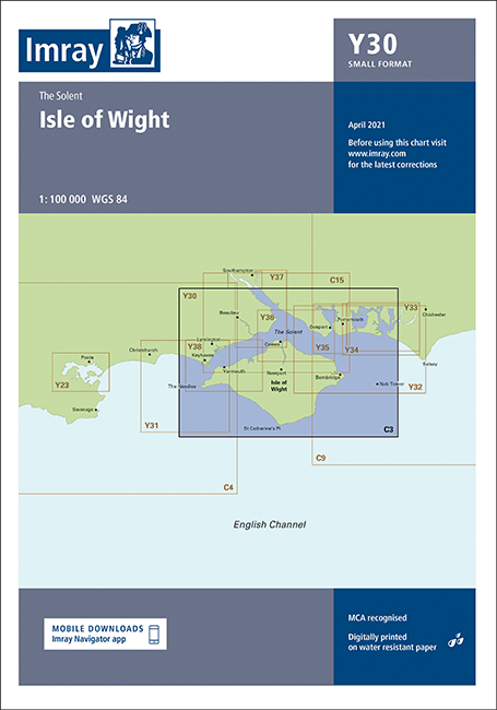 IMRAY CHART Y30 Isle of Wight