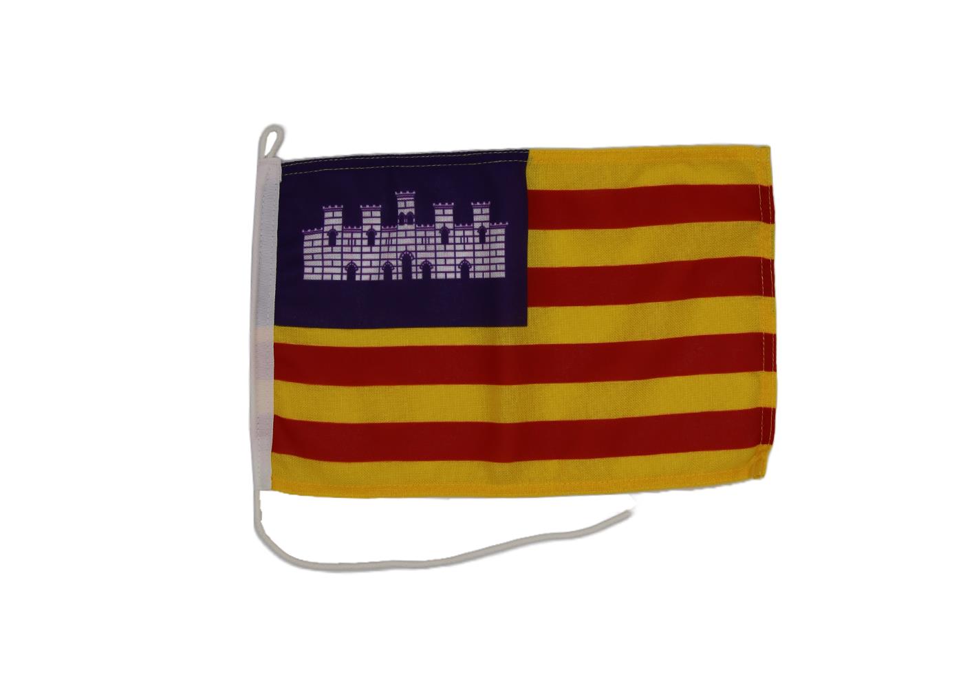Gastlandflagge Balearen 20x30cm