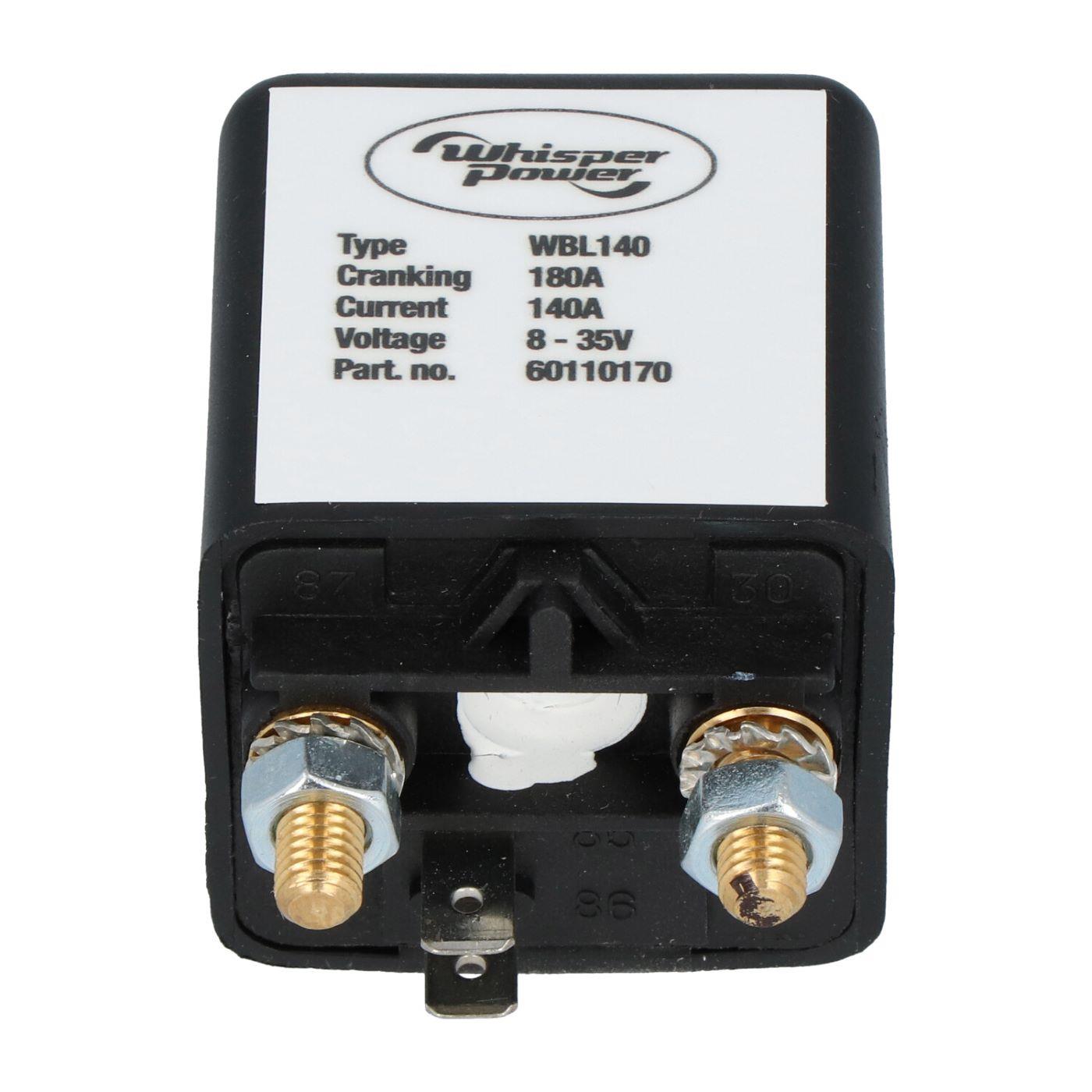 WhisperPower WBL-140 BATTERY LINK 8-35V DC / 140A – With Motion detection – EURO6 compatible