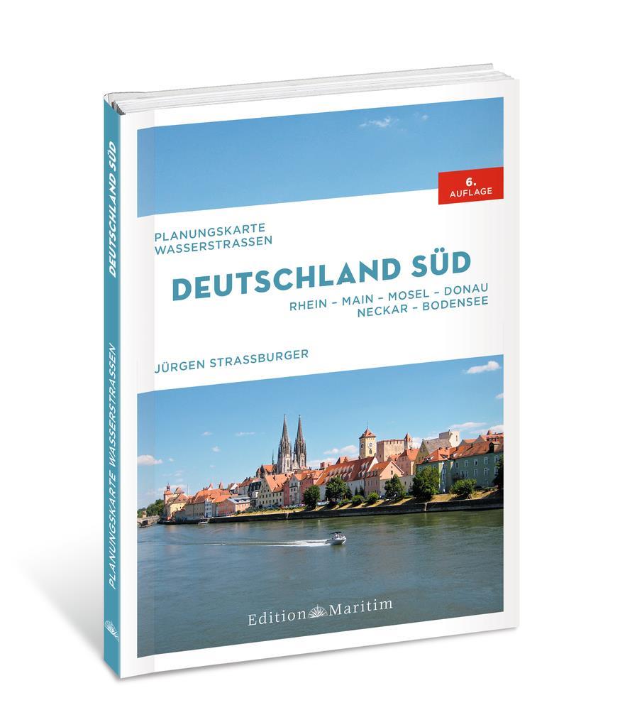 Planungskarte Wasserstraßen Deutschland Süd