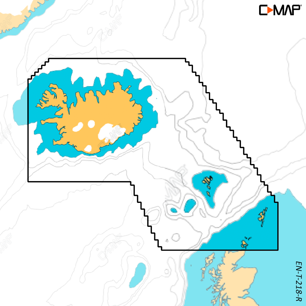 C-MAP Reveal X Island, Färöer, Shetlandinseln, Orkneys EN-T-218