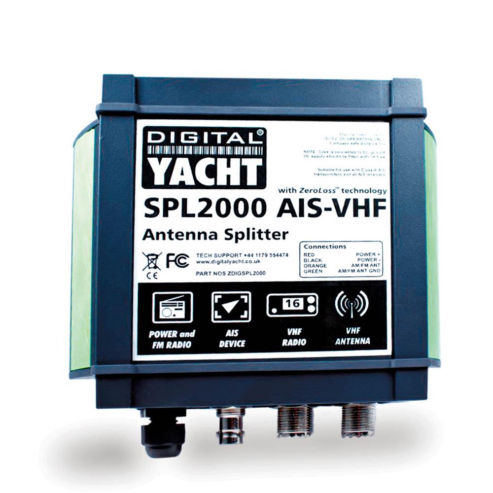 Digital Yacht - SPL2000 UKW Antennensplitter für UKW/AIS-Betrieb (1 Antennen-Eingang mit FM)
