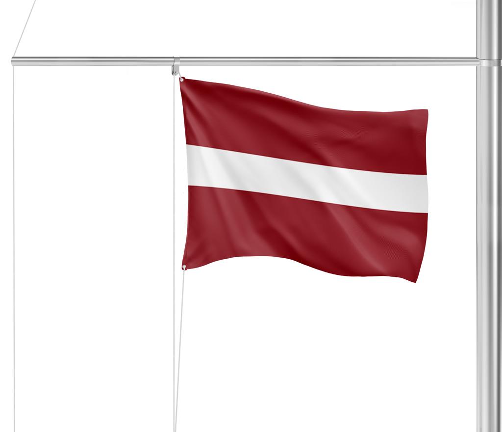 Gastlandflagge Lettland in 20x30cm