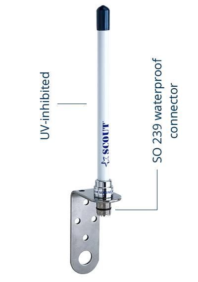 Scout KM-10 18cm UKW Fiberglas-Antenne