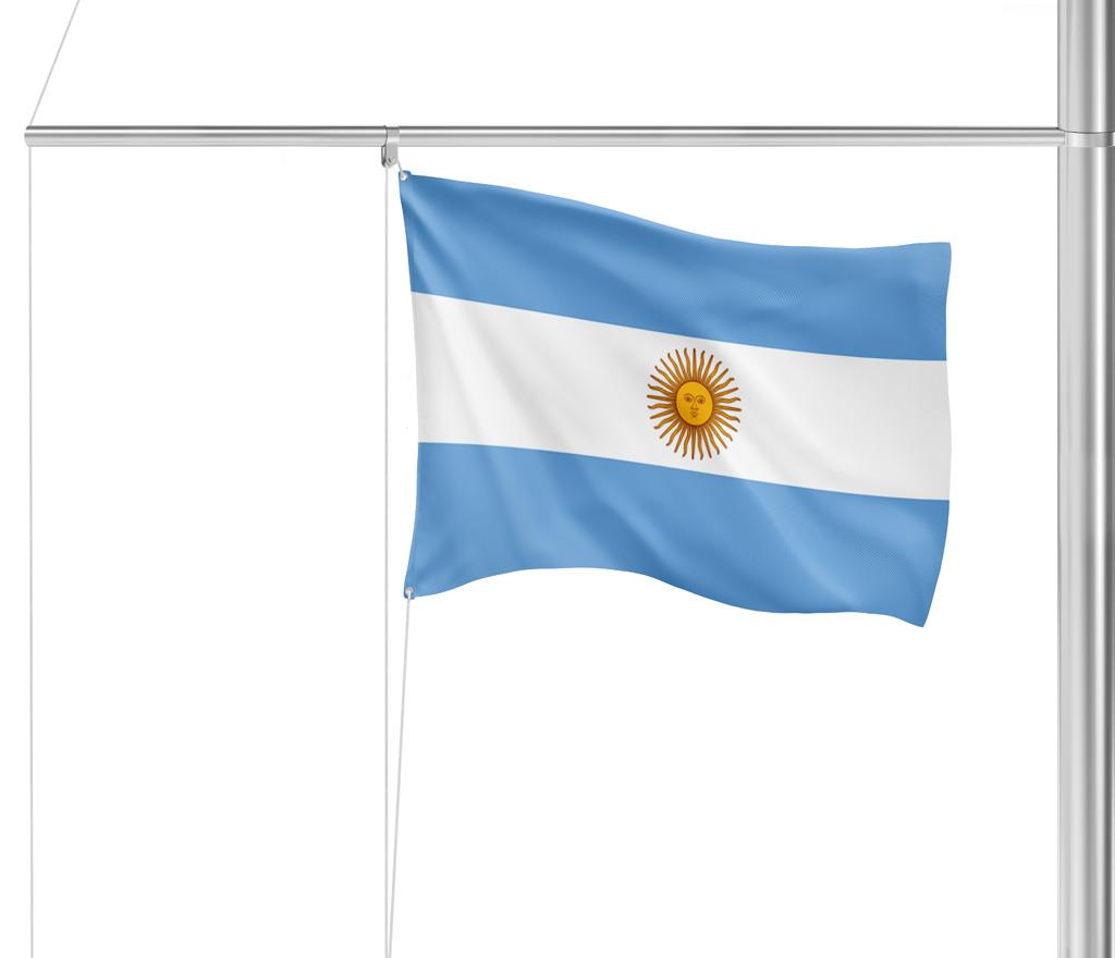 Gastlandflagge Argentinien 20x30cm