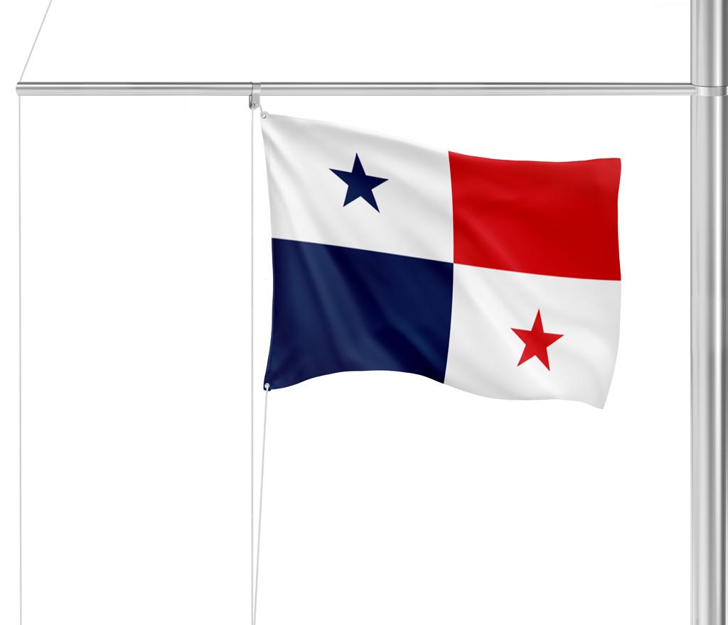 Gastlandflagge Panama 20X30cm - Glanzpolyester -