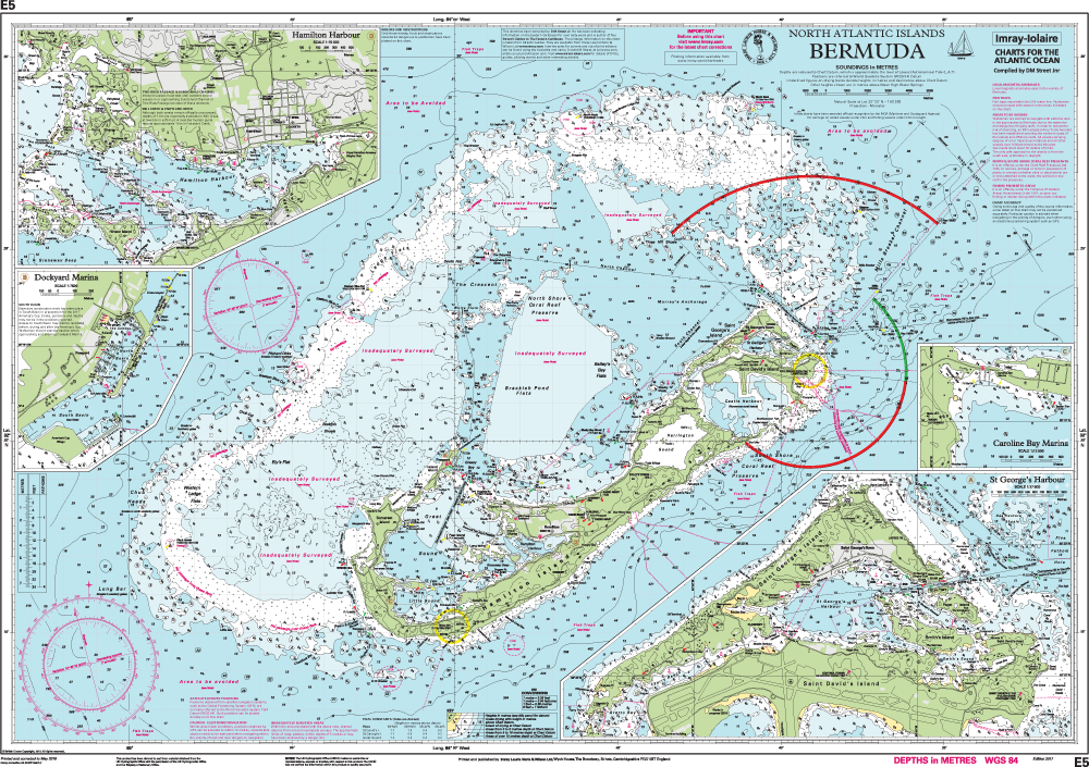 IMRAY CHART E5 Bermuda