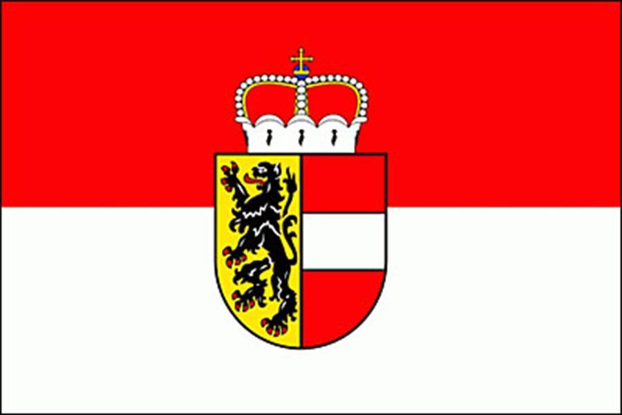 Gastlandflagge Salzburg 20x30cm