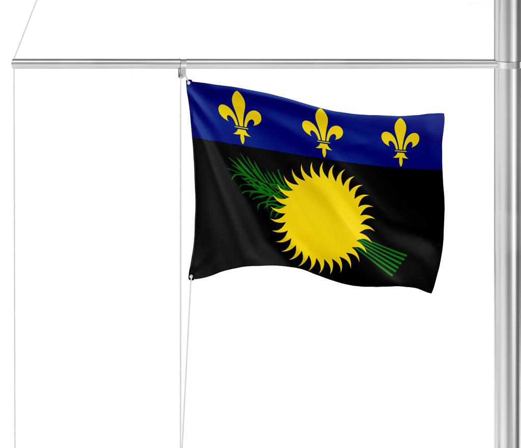 Gastlandflagge Guadeloupe 30x45cm