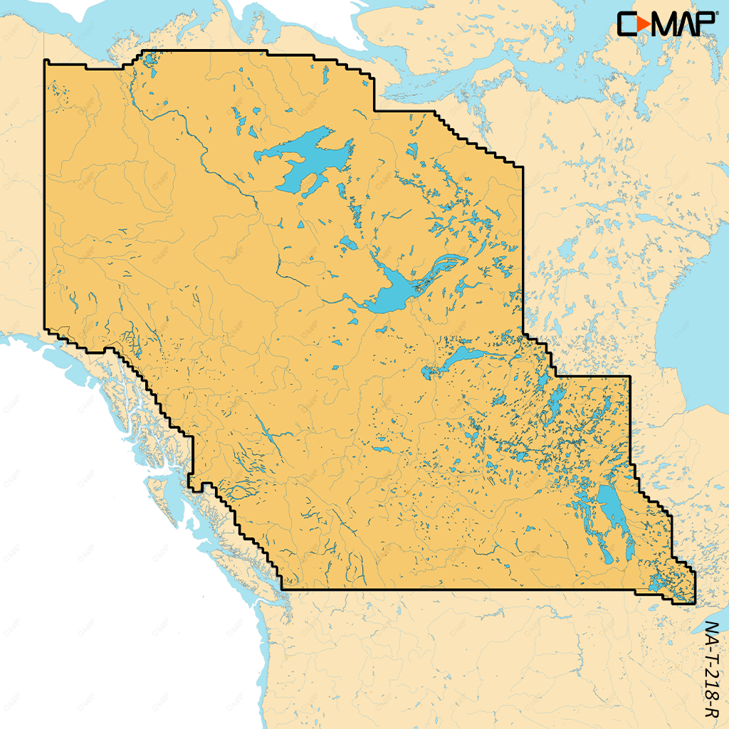 C-MAP Reveal X Canada Lakes (Zentralkanada) NA-T-218