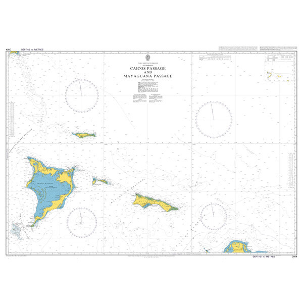 Caicos Passage and Mayaguana Passage. UKHO3914