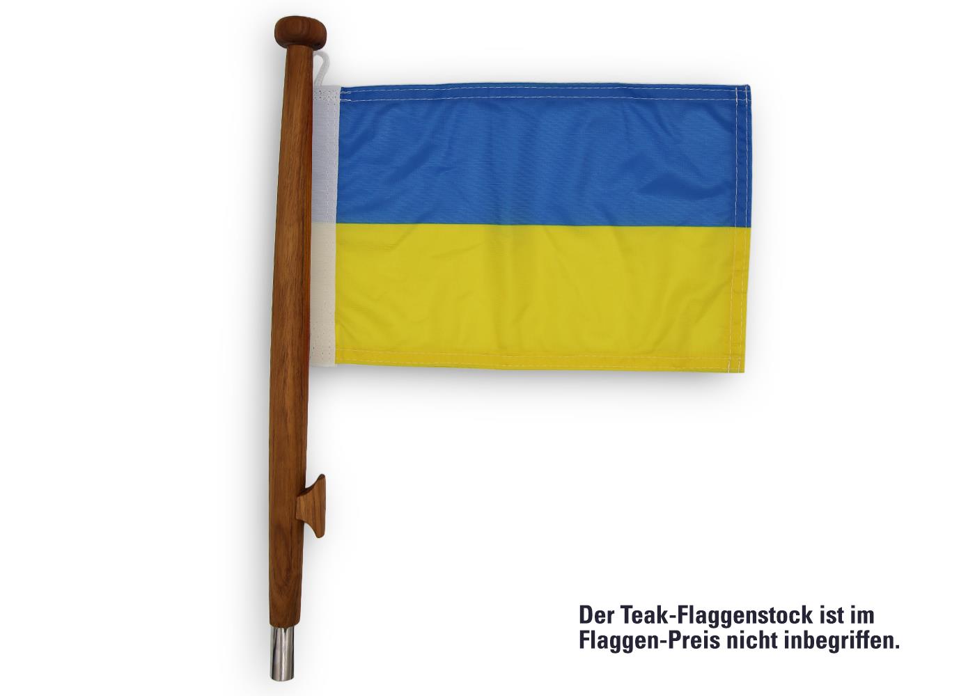 Gastlandflagge Ukraine 40x60cm