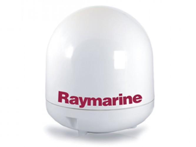 Raymarine Satelliten TV-Antenne 45 STV mit AutoSkew, Europa-Version