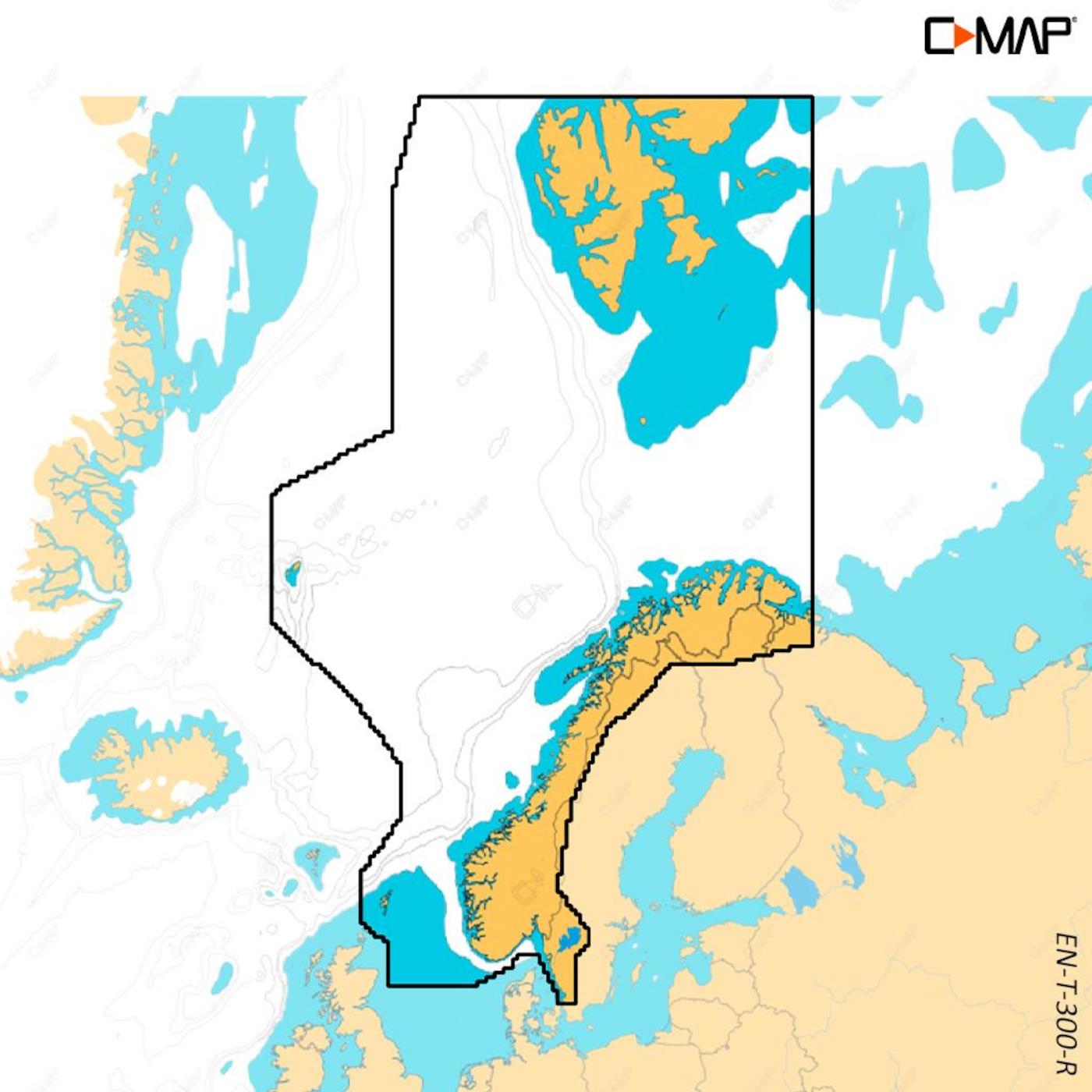 C-MAP Reveal X Nordsee (Dänemark, Schweden, Norwegen) EN-T-300