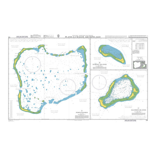 Plans in Chagos Archipelago. UKHO725