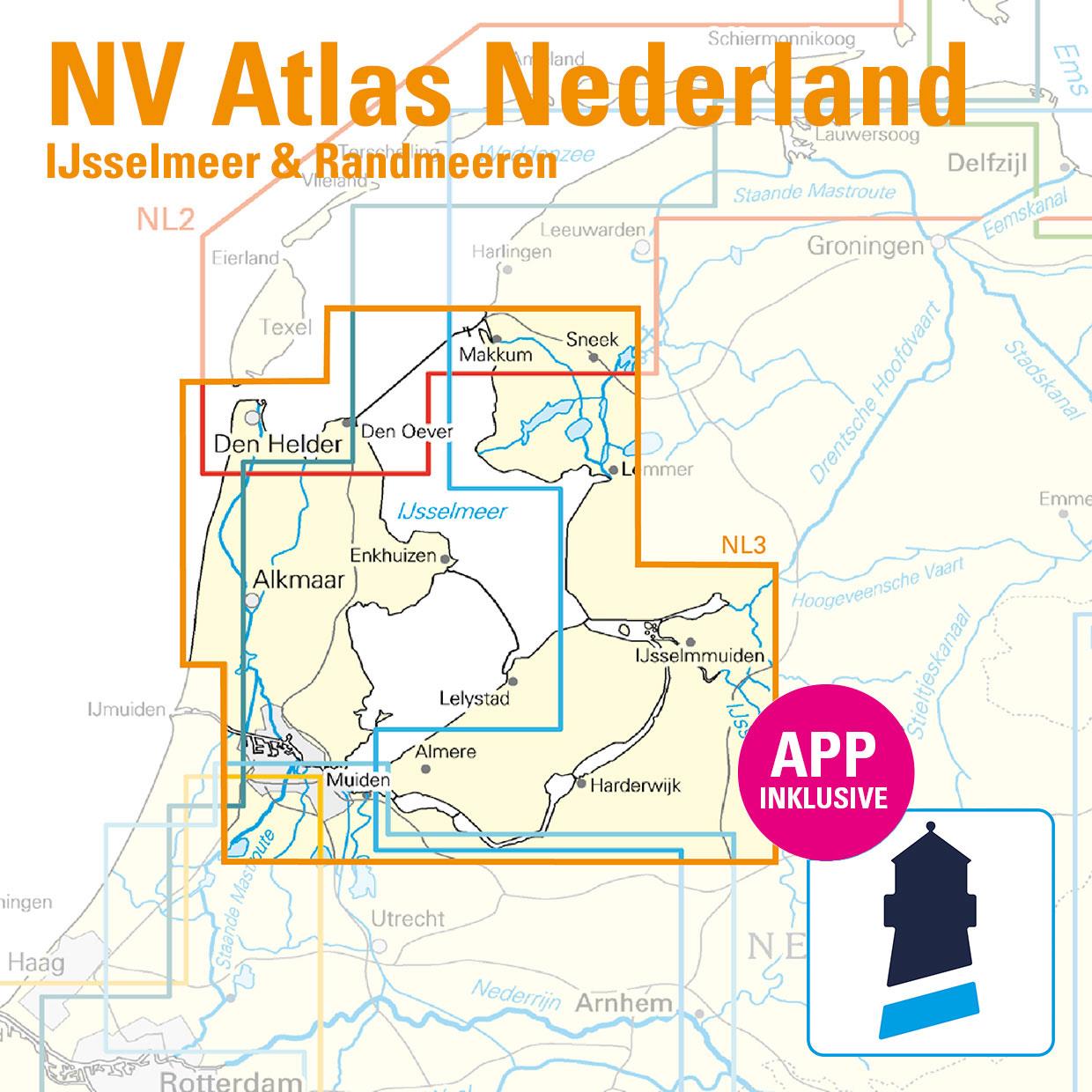 ABO - NV Charts Nederland NL3 - IJsselmeer & Randmeeren