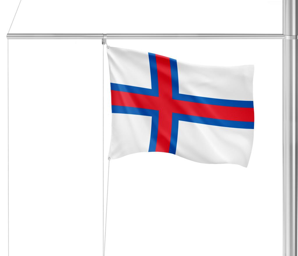 Gastlandflagge Färöer 20X30cm - Glanzpolyester -