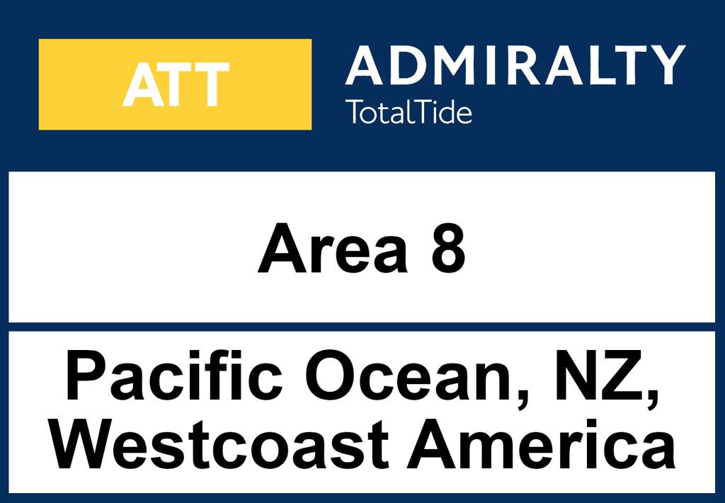 ADMIRALTY TotalTide Area 8 Pacific Ocean, NZ, Westcoast America