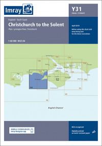 IMRAY CHART Y31 Christchurch to the Solent