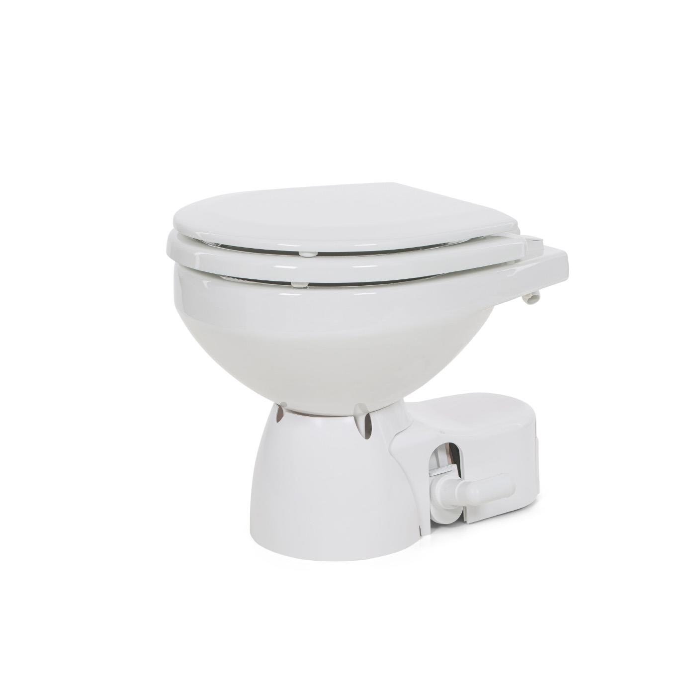 Jabsco Quiet Flush E2 Elektrische Toilette mit Spülpumpe, Kompaktgröße, 12V