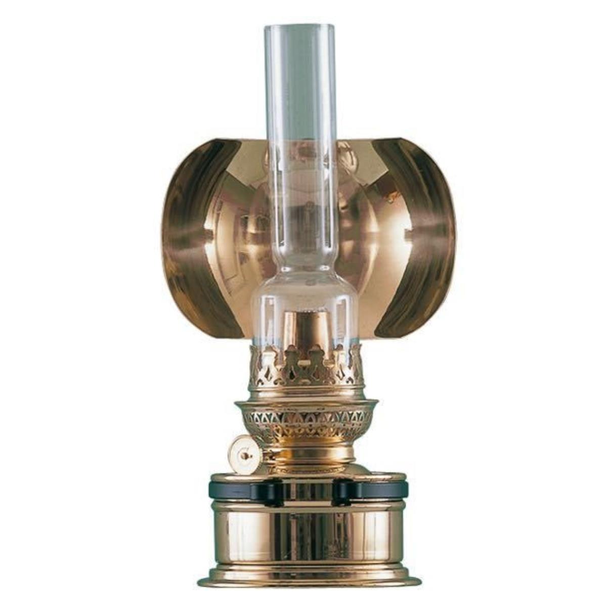 DHR Petroleumlampe "Pantry" aus Messing, 260x144mm