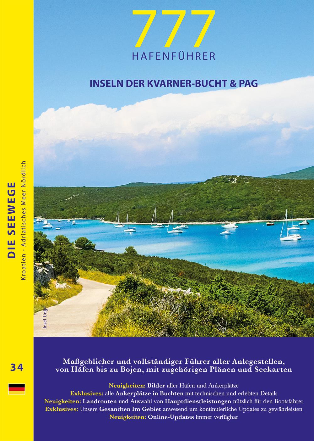 777 Hafenführer Inseln der Kvarner Bucht & Pag