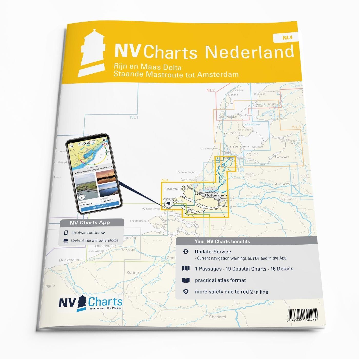NV Charts Nederland NL4 - Rijn en Maas Delta