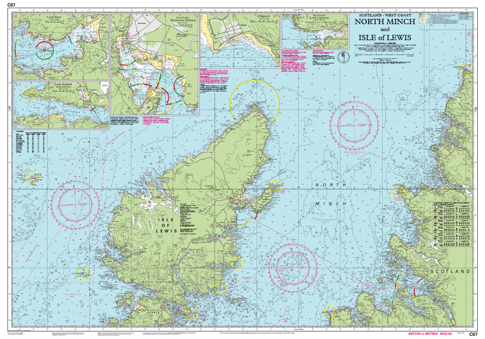 IMRAY CHART C67 North Minch and Isle of Lewis