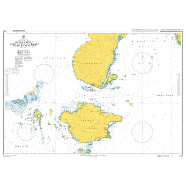 Basilan Strait including Basilan Island and the Pilas Group. UKHO4470
