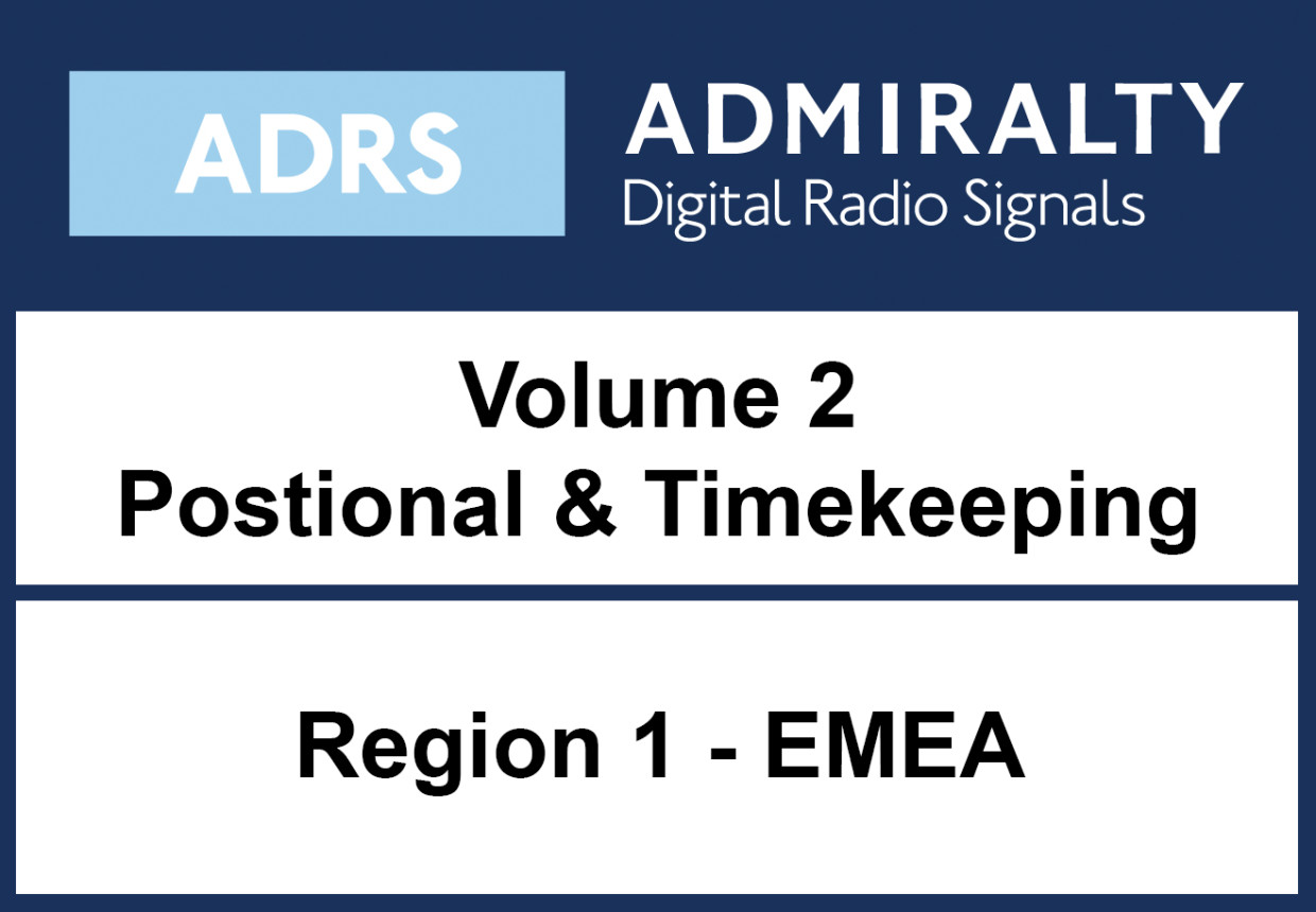 ADMIRALTY Digital List of Radio Signals 2 - Area 1 Europe, MiddleEast, Africa, India