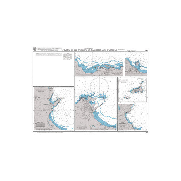 Plans on the Coasts of Algeria and Tunisia. UKHO1712
