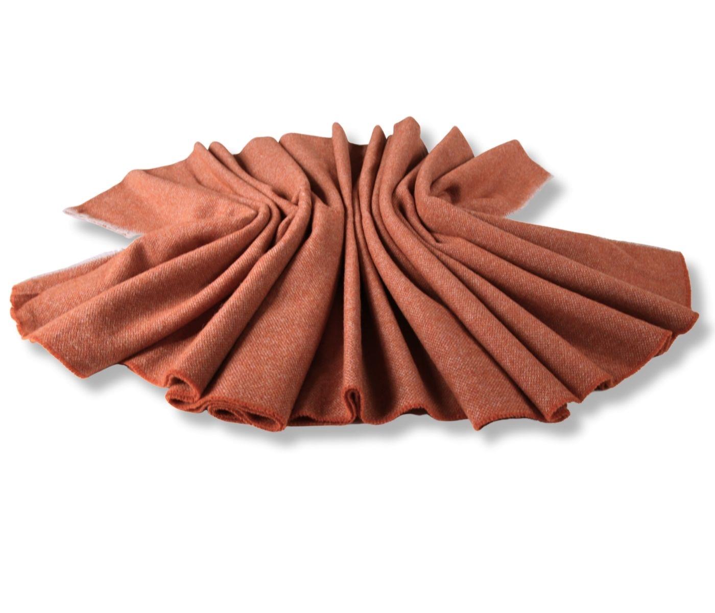 Eagle Products Wolldecke aus 100% Schurwolle in orange 130 x 200 cm