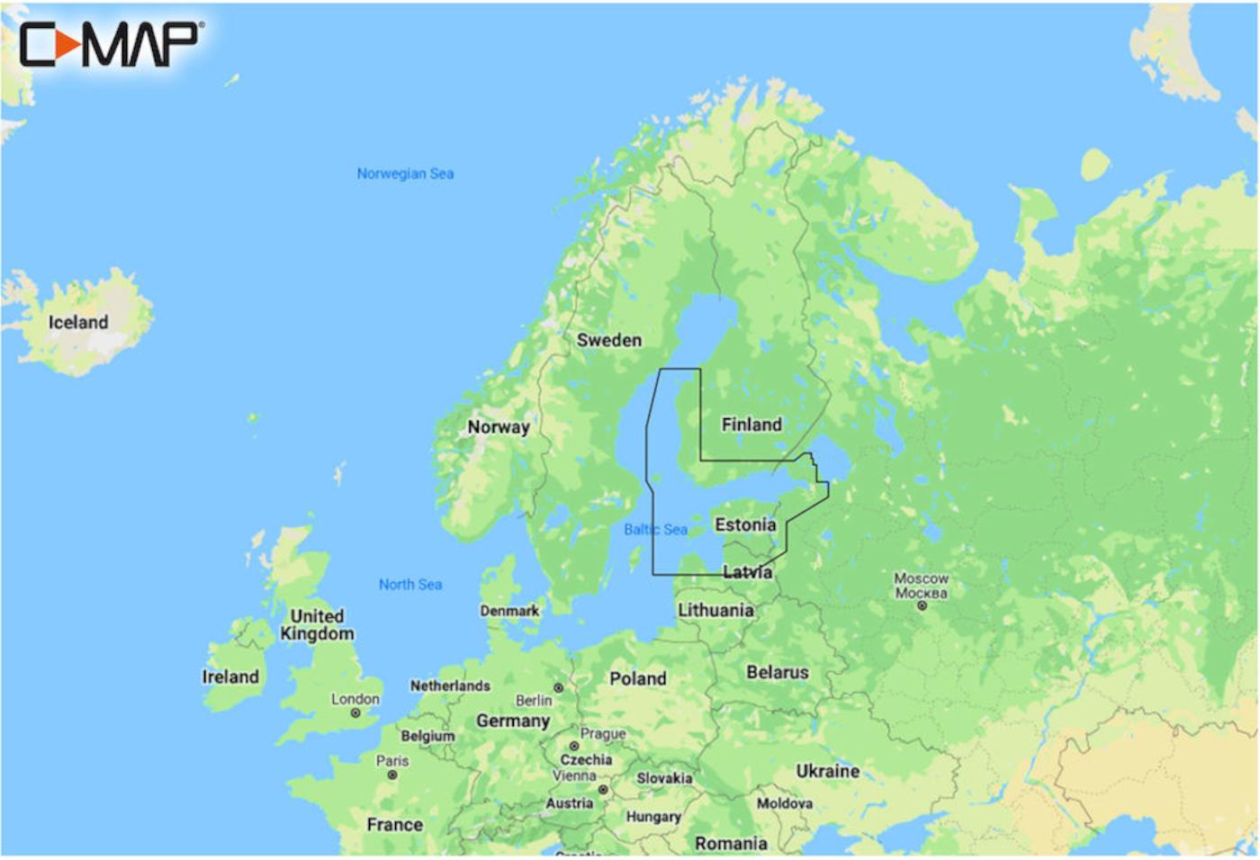 C-MAP Discover Finnland, Åland, Estland EN-Y212