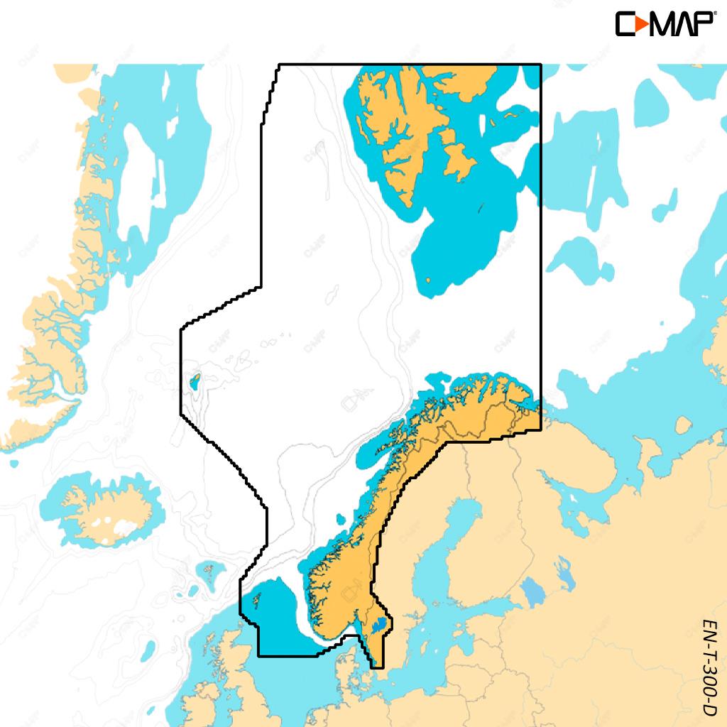 C-MAP Discover X Nordsee (Dänemark, Schweden, Norwegen) EN-T-300