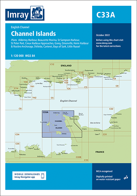 IMRAY CHART C33A Channel Islands (North)