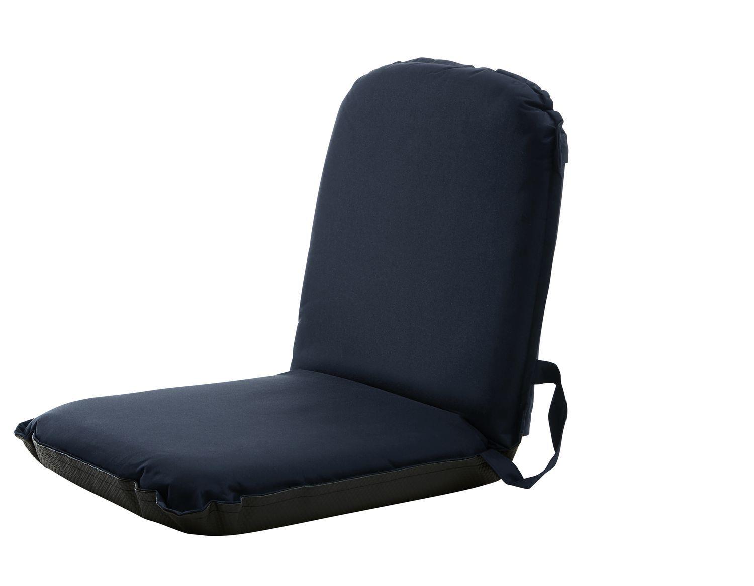 1852 Komfort-Sitzkissen Rückenlehne 6-fach verstellbar B=47cm L=95cm D=8cm blau