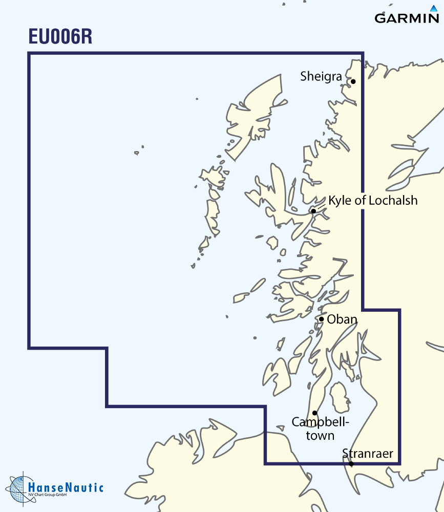 BlueChart g3 HXEU006R Schottland Westküste u. Hebriden