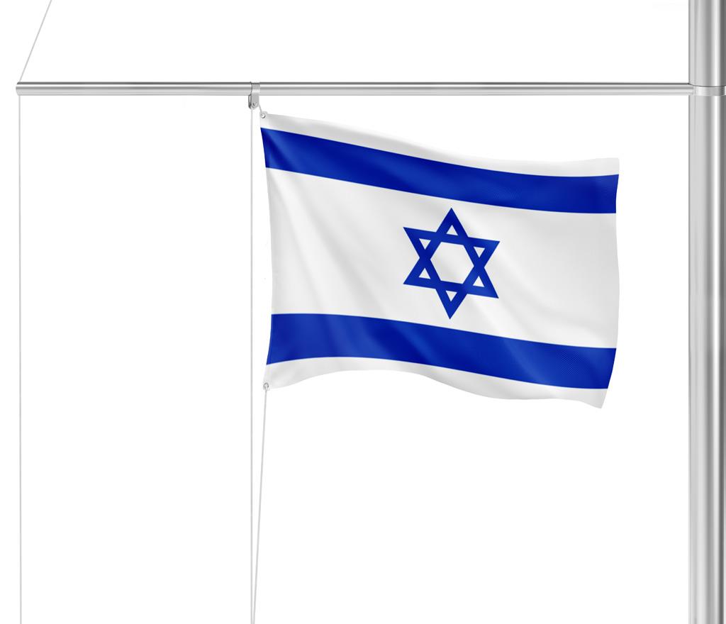 Gastlandflagge Israel 20X30cm