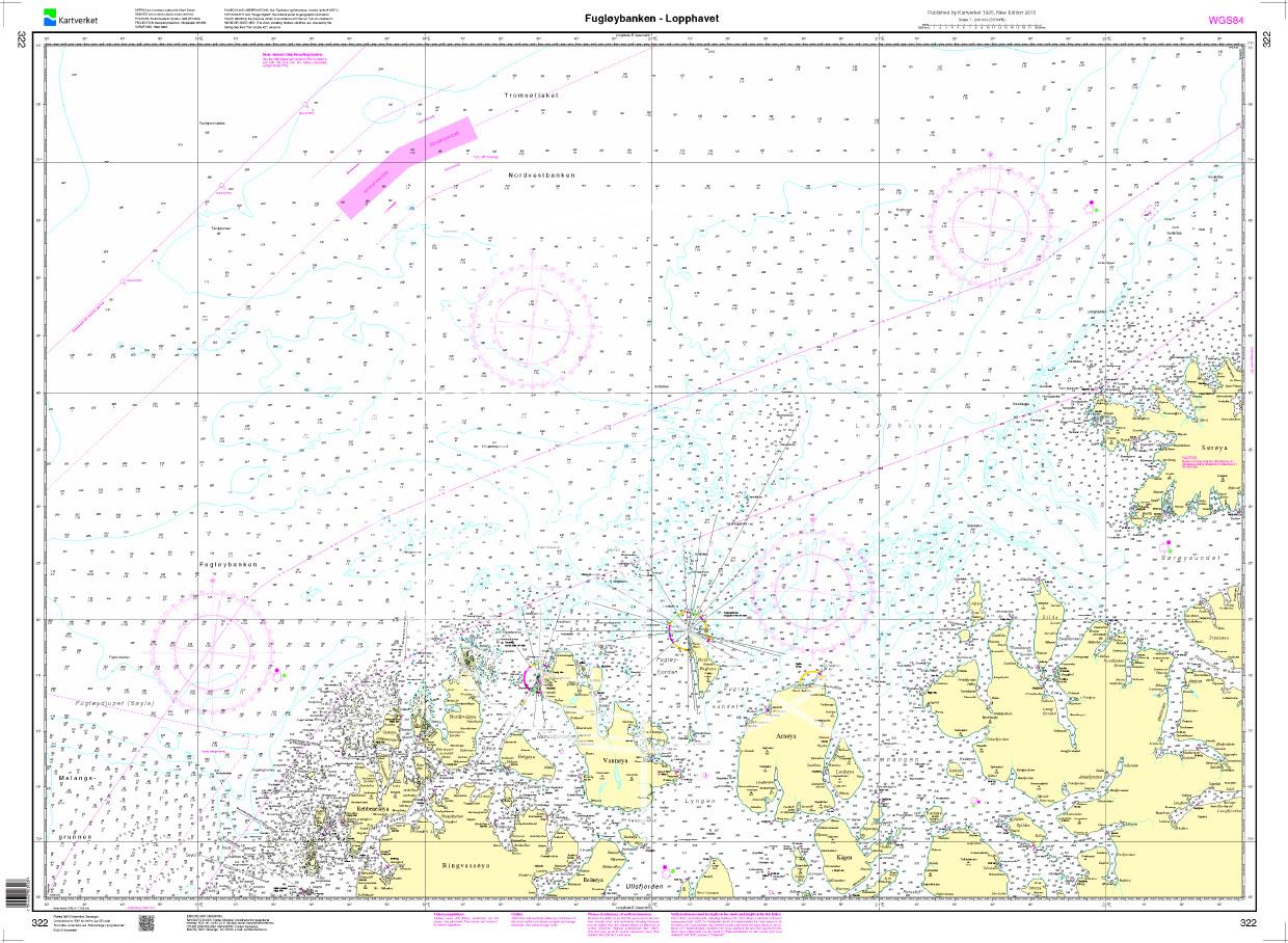Norwegen N 322 Troms og Finnmark Fugløybanken - Lopphavet